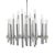 Gaetano Sciolari Brutalist 25-Light Chandelier in Chrome by Gaetano Sciolari, Italy, 1960s For Sale - Image 4 of 12