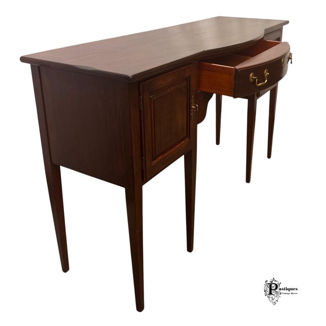 Vintage Wellington Hall Chippendale Style Mahogany Sideboard For Sale - Image 9 of 12