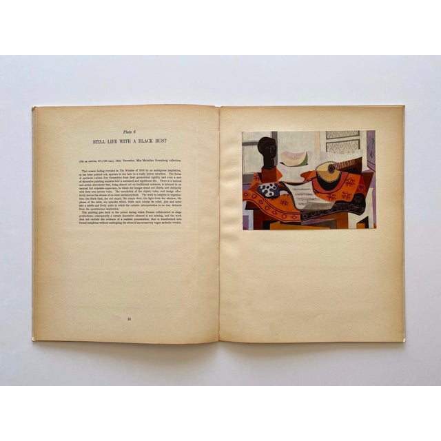 Cream Pablo Picasso Vintage 1954 First Edition Mid Century Modernist Lithograph Print Hardcover Art Book For Sale - Image 8 of 13