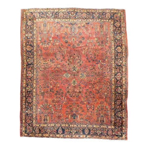 Antique Sarouk Rug 9'2'' x 11'3''