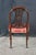 Antique Hepplewhite Carved Mahogany Oval Wheel Back Dining Side Desk Chair For Sale - Image 17 of 18