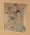 Belgian Art Deco Gouache and Watercolor Painting by Leo Engels, Museum Custom Framed 1930's For Sale - Image 4 of 5
