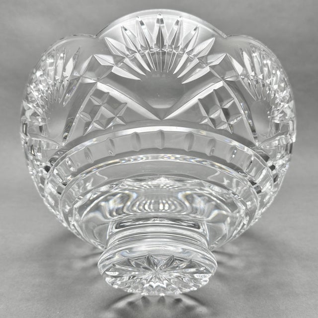 Glass Vintage Waterford Irish Crystal America’s Heritage Collection Benjamin Franklin Liberty Bowl For Sale - Image 7 of 10