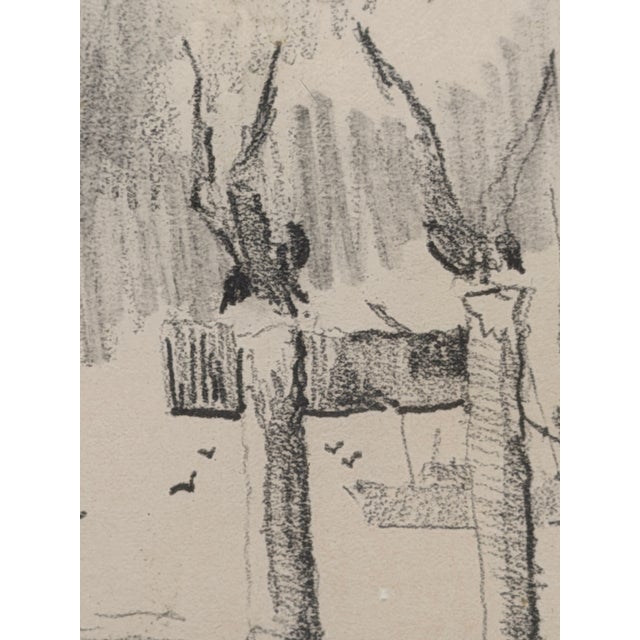 1980s 1980s Original Harry Ahysen Maritime Graphite Sketches, Pair For Sale - Image 5 of 5