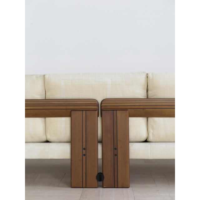 1980s Italian Artona Series 3-Seater Sofa by Afra & Tobia Scarpa for Maxalto, 1970s For Sale - Image 5 of 16