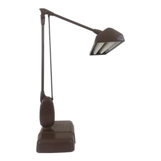 20th Century Industrial Dazor Floating Flourescent Desk Lamp For Sale