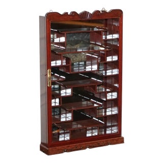 Chinese Hanging Wall Mount Display Cabinet For Sale