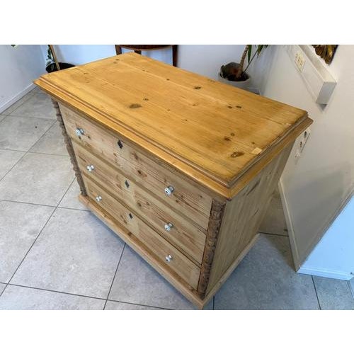 Gründerzeit Chest of Drawers in Softwood For Sale - Image 5 of 17