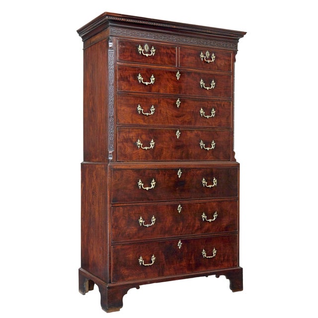 Antique Georgian Mahogany Secretaire, 1800 For Sale - Image 11 of 11