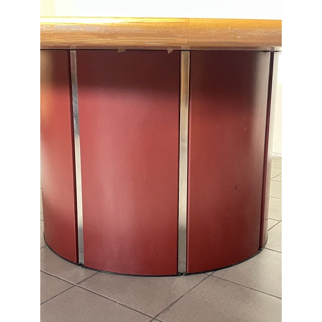 Large Round Table, 1980s For Sale - Image 13 of 13