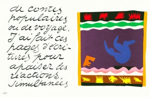 1983 MoMA Edition Matisse Jazz Lithograph "Le Toboggan"