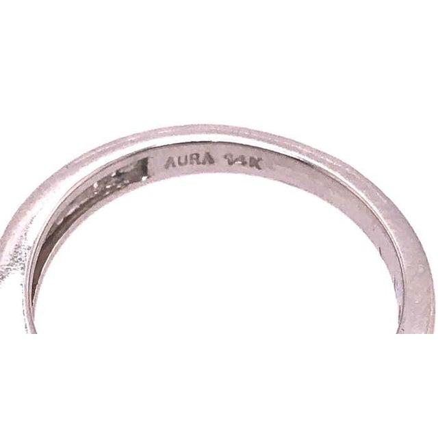 Antique White 14 Karat White Gold Semi Mount Diamond Engagement Fashion Ring 0.53 TDW, Size 6.75 For Sale - Image 8 of 10