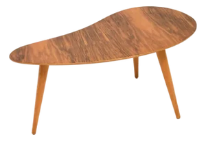 Vintage Walnut Side Table, 1950s