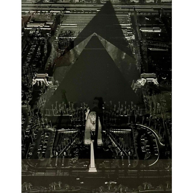 Marilyn Bridges (American B.1948) "Luxor, Las Vegas" (hotel on the world famous Las Vegas, Nevada strip) 1995 Silver...