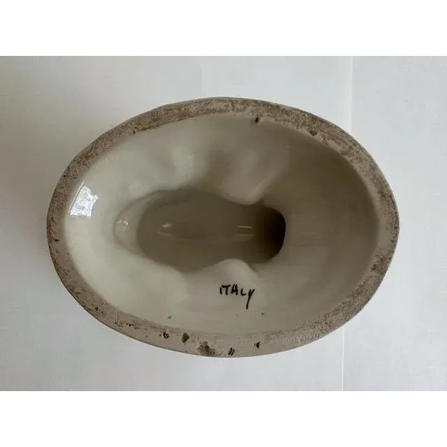 Italian Rococo Dolphin Pedestal Dish For Sale - Image 9 of 12