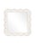 Contemporary Fleur Home Garden District Satsuma Square Mirror in White Dove, 24x24 For Sale - Image 3 of 3
