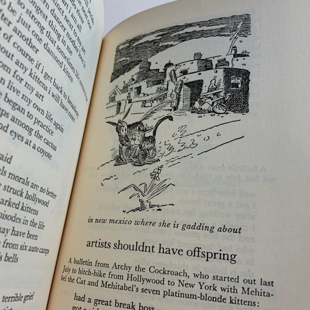 1950 The Life and Times of Archy and Mehitabel Book For Sale - Image 9 of 10