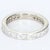 Metal 18k White Gold Eternity Band With Princess Cut Diamonds Size 6.5 For Sale - Image 7 of 7