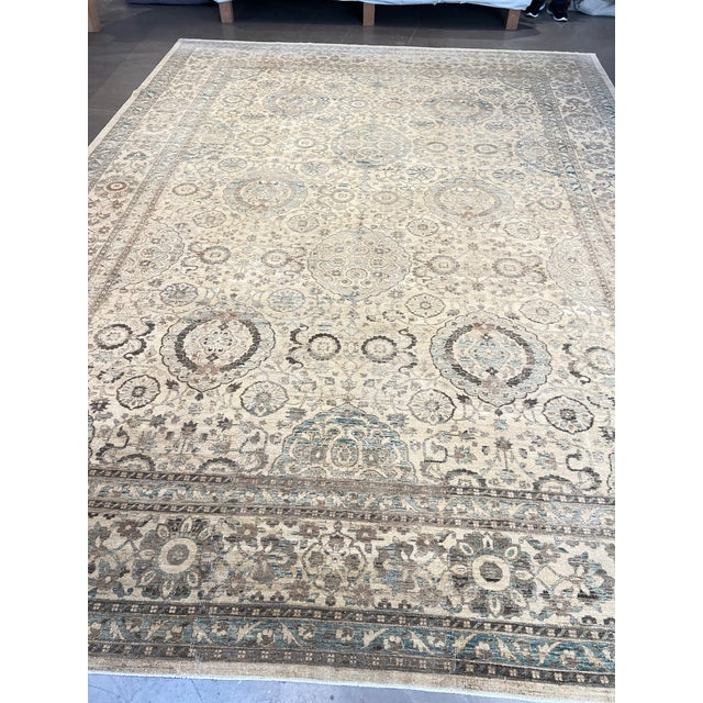 2000 - 2009 Vintage Mahal Design Rug For Sale - Image 5 of 7