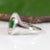 2Ct Tsavorite Garnet Ring With Natural Diamond Accents: Solid 14k Gold, 9x6.5mm, Size 6.75 For Sale - Image 9 of 9