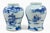 Chinese Near Pair 19th Century Blue and White Vases For Sale - Image 4 of 9