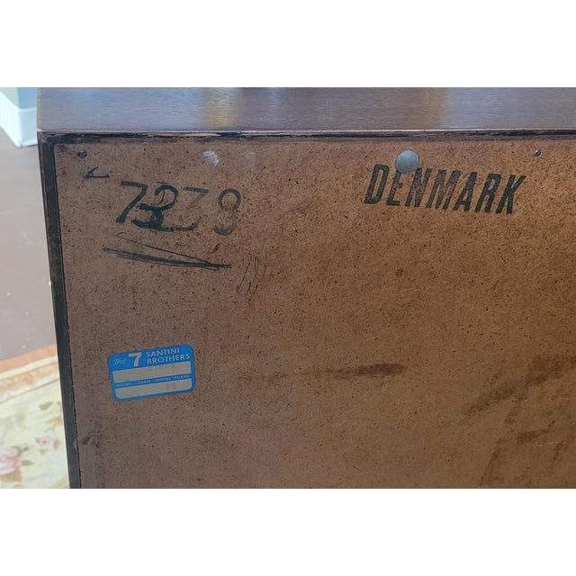 Fine Mid Century Walnut Sideboard Denmark For Sale - Image 10 of 18