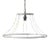 Large Vintage Lampshade Frame Pendant Lamp For Sale