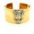 1930s Art Deco Diamond Platinum & 14k Gold Wide Marriage Cuff Bracelet For Sale - Image 12 of 15