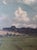 Realism Small Antique 19th Century Oil Painting Moody Rural Landscape Scene For Sale - Image 3 of 12