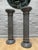Stone Columns in Black Belgian Fossil Marble, Set of 2 For Sale - Image 7 of 14