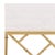 Spritely Home Keston Fretwork C-Table in White Marble / Gold For Sale - Image 4 of 9