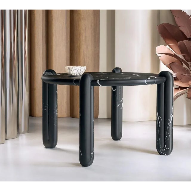 Contemporary Enigma Marble Dining Table by Alter Ego Studio For Sale - Image 3 of 4