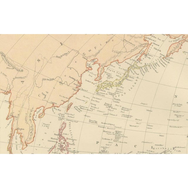 Map of the Pacific Ocean, 1882 For Sale - Image 4 of 7