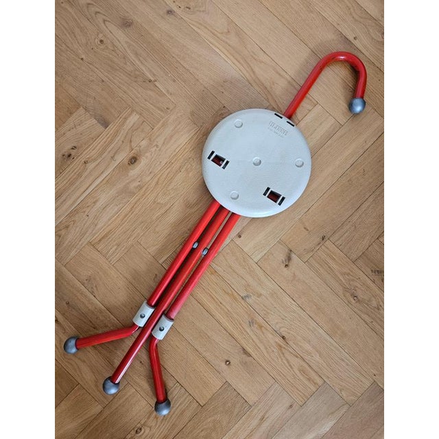 Mid-Century Ulisse Folding Stool by Ivan Loss, Sandrigarden, Italy, 1981 For Sale - Image 16 of 17