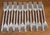 Stanley Roberts Vintage 1980s Stanley Roberts "Tiburon" Faux Bamboo Stainless Steel Flatware Set – 60 Pieces | Hollywood Regency Chinoiserie For Sale - Image 4 of 14