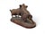 Wood Black Forest Carved Sculpture of Two Warthogs, 1880s For Sale - Image 7 of 12