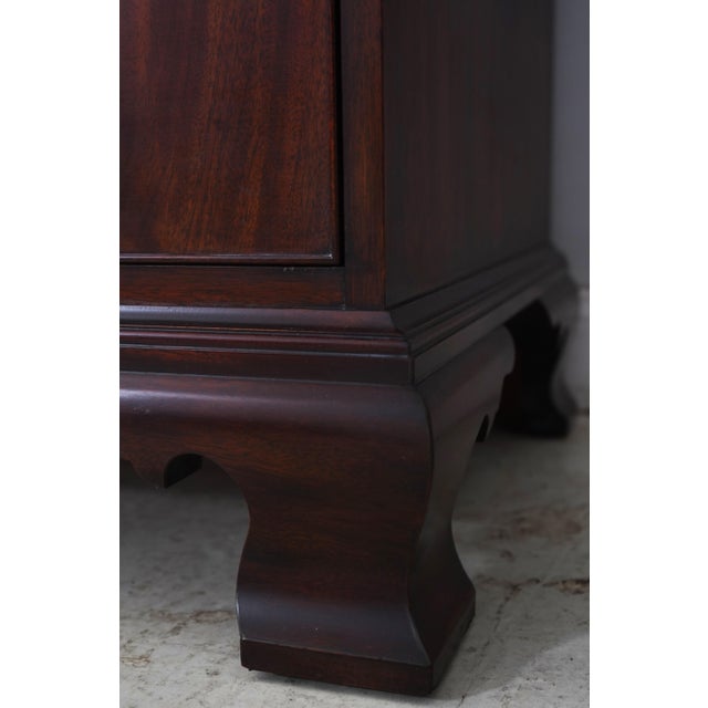 Henkel Harris Mahogany Tall Wardrobe Chifferobe Armoire For Sale - Image 12 of 18