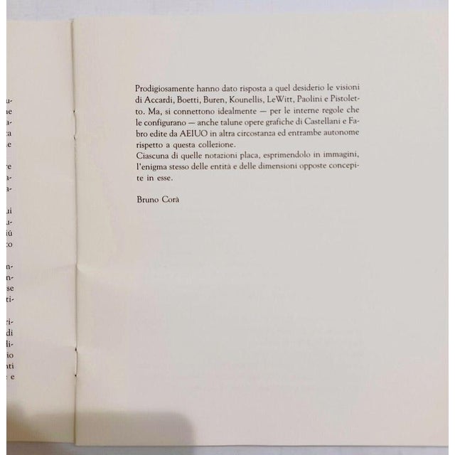 1980s Michelangelo Pistoletto, Alter Ego 1984, Silkscreen on Cardboard For Sale - Image 5 of 8