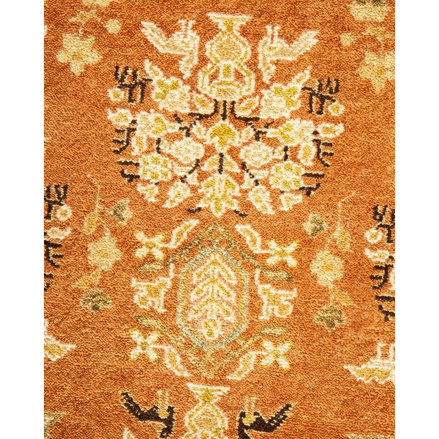Traditional Mogul, One-of-a-Kind Hand-Knotted Area Rug in Brown, 9' 3" x 16' 0" For Sale - Image 3 of 8