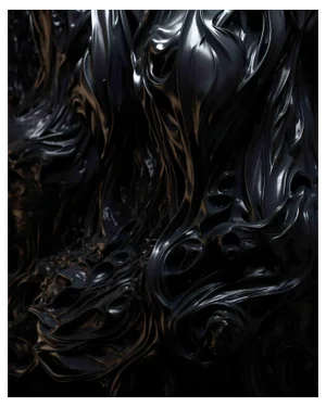 Kevin Abanto, Reflective Radiance, Digital Print, 2023