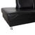 Animal Skin Florence Corner Sofa in Black Leather by Ewald Schillig For Sale - Image 7 of 15