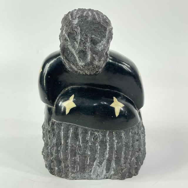Early 20th Century Early 20th Century Shona Stone Woman Sculpture In The Style of Colleen For Sale - Image 5 of 9