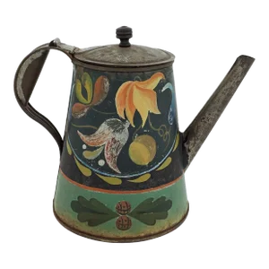 19th Century Pennsylvania German Tinware Coffee Pot