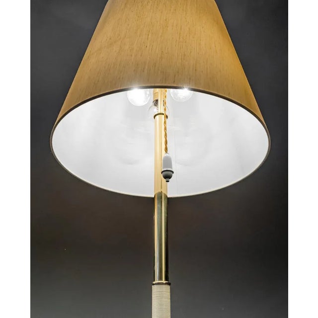 Gold Large Model 2035 Helios Floor Lamps in Brass by J. T. Kalmar, 1960s, Set of 2 For Sale - Image 8 of 16