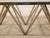 Chrome Modern Chrome Geometric Coffee Table With Glass Top For Sale - Image 8 of 8