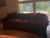 Textile Mid Century Rolled-Arm Curved Sofa For Sale - Image 7 of 10