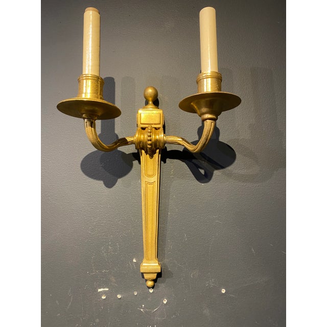Metal A Pair of Circa 1920’s Caldwell Sconces For Sale - Image 7 of 13