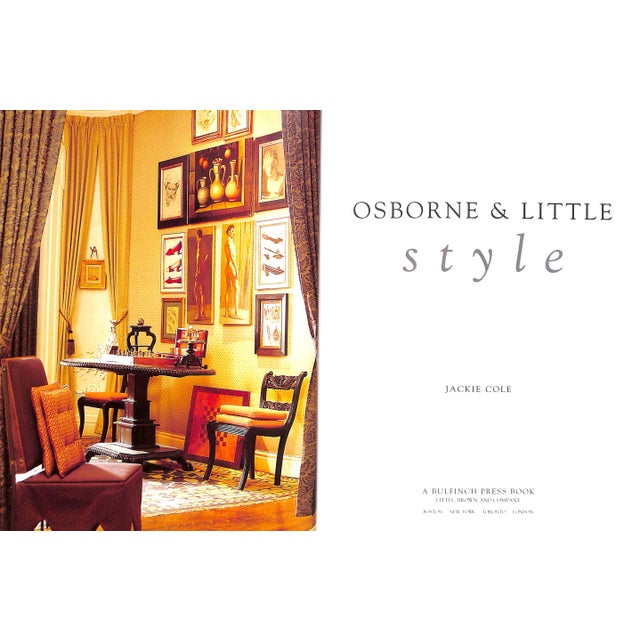 COLE, Jackie [176] pp. Bulfinch Press 1997 10 1/4" x 9 1/2" Demonstrates how Osborne & Little collections can be used to...