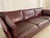 Brown Mid-Century Modern Swedish Burgundy Leather Sofa from Arne Norell, 1960s For Sale - Image 8 of 18