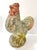 Farmhouse Vintage Weathered Terracotta Rooster Garden Statue With Moss Patina For Sale - Image 3 of 9